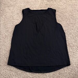 Black lululemon workout tank